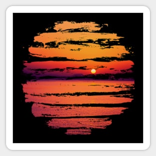 Summer sunset Sticker